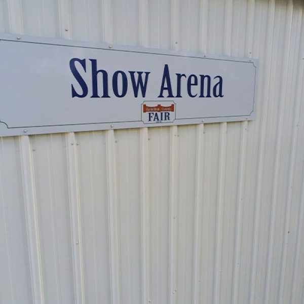 Show Arena sign