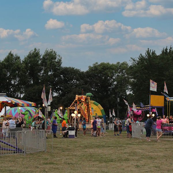 midway at the fairgrounds